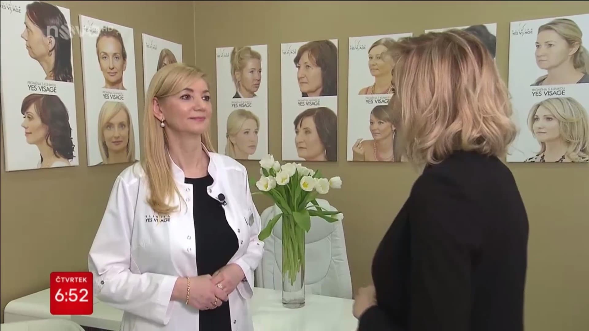 Dermatologie Kliniky YES VISAGE v pořadu Snídaně s NOVOU