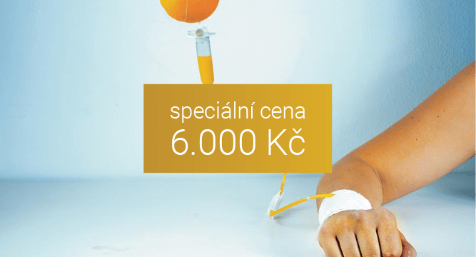 Vitamín C - infuzní terapie pro nastartování imunity, akce 2 + 1 infuze zdarma